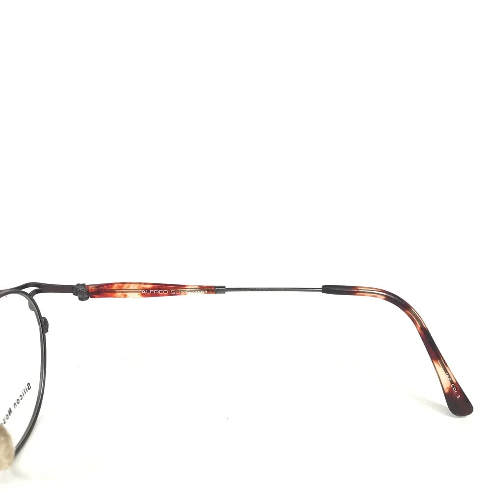 Alfred Sung Eyeglasses Frames 1503 COL 3 Rustic Purple Pink Tortoise 50-17-140